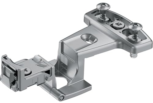 Selekta Pro 2000 45065 - Bisagra de base (230°, 11 mm, con manguitos de expansión, niquelado)