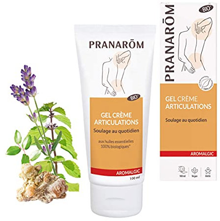 PRANARÔM - Aromalgic - Gel Crème Articulations - À Base d'Huiles Essentielles Bio HECT - Confort Au Quotidien - 100 ml