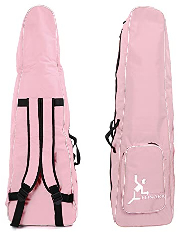 LEONARK Bolsa de Almacenamiento de esgrima para Equipo de Espada, Sable y florete - Mochila portátil para esgrima, Espada, Traje y máscara (Rosado)