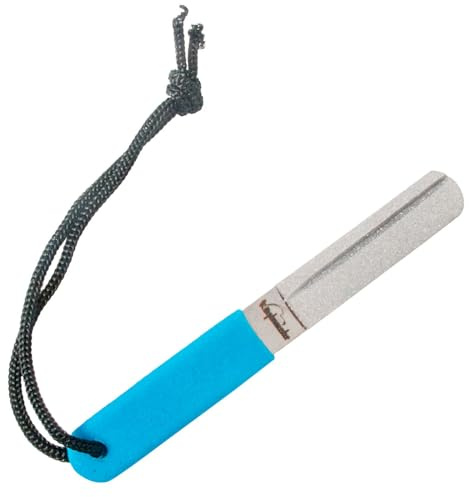 Neptunmaster Hakenfeile - Hakenschärfer, Werkzeug zum Schärfen von Angelhaken, Schleifstein zum Angeln, Hook Sharpener, Angelhaken-Schärfer Schleifwerkzeug Outdoor Tool