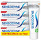 Zahnpasta - Sensodyne MultiCare Sanftweiß, tägliche Zahncreme mit Fluorid, für schmerzempfindliche Zähne, 4x75ml