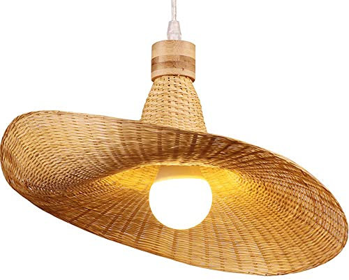 MAKIVI chapeau de paille fait à la main tissage îlot de cuisine suspension osier rotin luminaires suspendus plafonnier suspendu pour chambre îlot de cuisine lustre Marriage