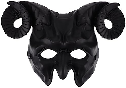 Amosfun Masque De Carnaval Forme De Corne De Buffle Accessoire De Costume Élastique Pour Halloween Et Fête à Thème Pour Cosplay Et Photographies