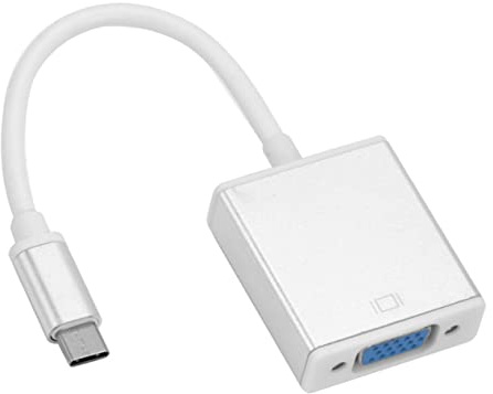 OSALADI Adaptateur USB C vers Vga Convertisseur pour Ordinateur Portable Moniteur Et Projecteur Prend en Charge La Vidéo Jusqu’À 1080P Plug and Play Connecteur Renforcé