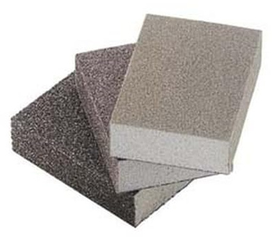 60PZ SPUGNE ABRASIVE A SAPONETTA GRINSPON - grana fine 180 - mm.100x66x26h.