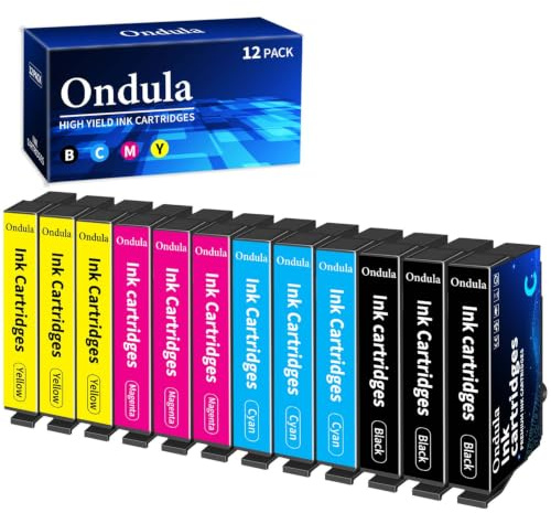 Ondula Cartouches d'encre Compatible pour 604XL pour Epson XP-2200 XP-3200 | Compatible pour Epson Expression Home XP-2200 XP-2205 XP-3200 XP-3205 XP-4200 XP-4205 WF-2930 WF-2935(Lot de 12)