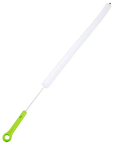 Pulitore per Troppopieno di Scarico, Spazzola di Pulizia Flessibile da 71 Cm, Setole Resistenti con Foro per Appendere per Bagno (Fditrkw7m4hq1d-02)