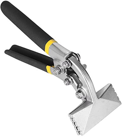 Sheet Metal Bender, Hand Seamer Pliers Vanadium Alloy Steel Metal Bending Pliers for Bending, Seaming and Flattening Metal (80MM Bending Pliers (Bent Type))