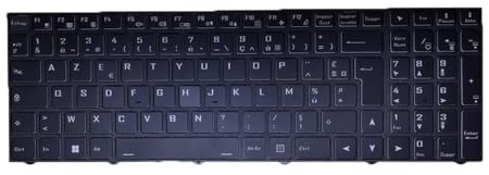 Clavier rétroéclairé pour Ordinateur Portable pour CLEVO PD50SNE PD50SNE (-D)(-G) PD50SNE-D PD50SNE-G PD50SNX (-D)(-G) Cadre Noir français Neuf
