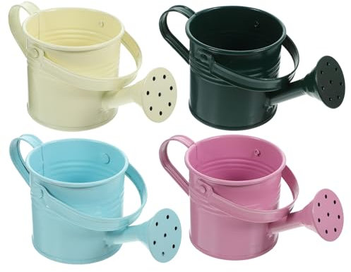 Toyvian 5piezas Regadera De Jardín De Hierro para Riego Práctico y para y Flores Aleatorios