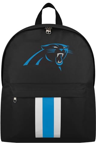 FOCO NFL Sac à dos de voyage avec logo officiel de l'équipe de football à rayures unies