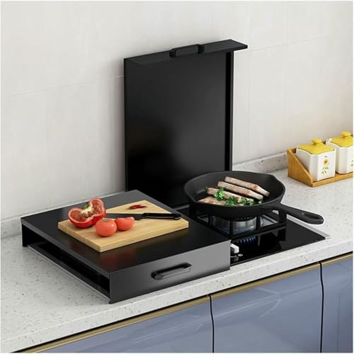 2 coperture resistenti al calore per piani cottura a gas ed elettrici, tagliatelle e copertura per lavello da cucina, perfette per camper e campeggio, maniglie facili da impugnare, durevoli e