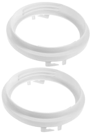 Kisangel 2pièces Raccord de Tuyau pour Évacuation de Climatiseur Mobile Adaptateur pour Tuyau de Climatiseur Blanc