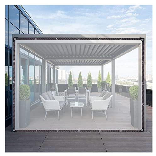 Paneles laterales transparentes impermeables para pérgola, cortinas gruesas para uso en interiores y exteriores, diseño personalizable, cubierta de lona resistente a la intemperie