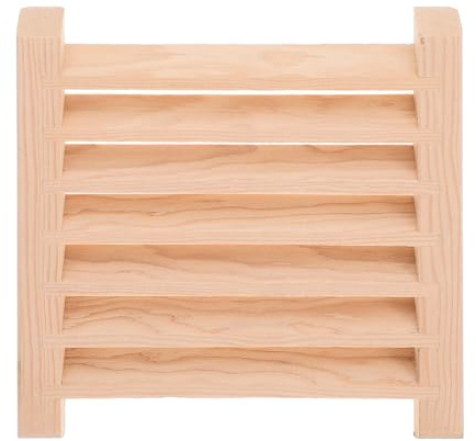 WATIIFUFU Grille D’Aération Carrée en Bois de Pruche pour Sauna – Volet Roulant Ventilé pour – Panneau de Ventilation pour Élimination D’Humidité et Circulation D’Air Efficace