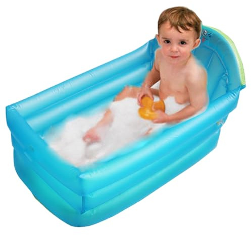 AwnsIMfreien Piscine Gonflable pour Enfants, Piscine Gonflable, PVC étanche pour Enfants, Isolation avec Dossier, Natation Pliable pour, bébés, Tout-Petits