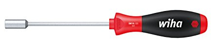 Wiha Schraubendreher SoftFinish® Sechskant-Steckschlüssel mit Rundklinge (01032) 16 mm x 125 mm ergonomischer Griff für kraftvolles Drehen, Allrounder für Industrie und Handwerk