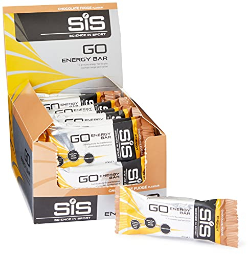 SIS Go Energy Bar, High Carb, Fruit Infused Energy Bar, Chocolate Fudge Flavour (30 Packs)