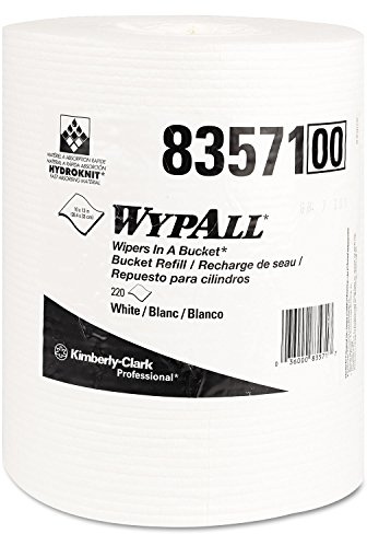 WypAll 83571 X70 Wipers in a Bucket Refills, No Bucket, 10 x 13, 220/Rolls, 3 Rolls/Carton