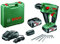 Bosch DIY Akku-Bohrhammer Uneo Maxx, Akku, Ladegerät, 2 x Betonbohrer, 2 x Universalbohrer, 4 Bits, Koffer (18 V, 2,5 Ah, Bohr-Ø 10 mm Beton, 8 mm Stahl)