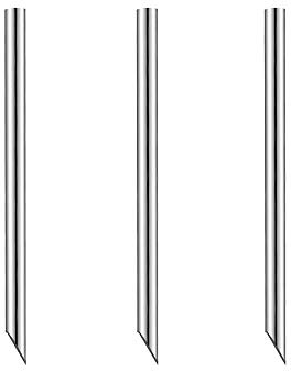 ZLKSKER Hartmetall-Nadeln, Ersatz für parallel gekreuzte Messschieber, Wolframstahl, Anreißnadel, Nonier-Messschieber, Markiernadel, 3 Stück