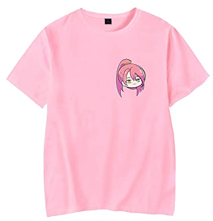 Sk8 The Infinity T-Shirt Anime Figure Print T-Shirt Kurzarmhemden Mit Rundem Hals Für Damen/Herren（Reki/langa/Joe/Cherry Blossoms）