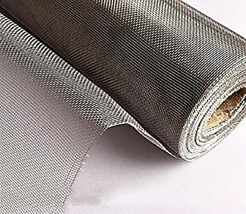 Rete per Zanzariere in Acciaio Inox 18/16 per Porte e Finestre Ricambio Varie Misure (100 cm x 2 m)