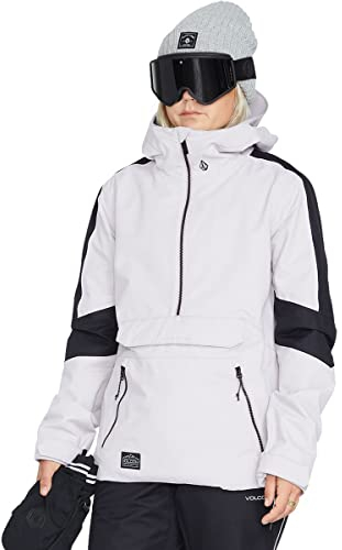 Volcom Damen Mirror Pullover Anorak Snowboard Ski Winterjacke Jacke, Amethyst Smoke S3, X-Large