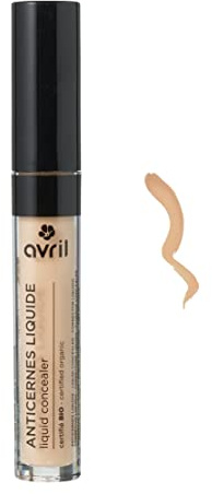 Avril - Anti-Cernes Liquide Bio - Texture Couvrante - Fluide et Facile à Appliquer - 99,5% d'Origine Naturelle - Certifié Bio Ecocert - Fabriqué en Italie - 3ml