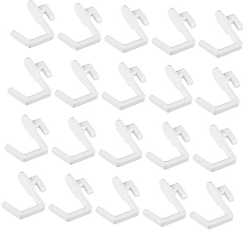 YARNOW Pegboard Haken J-Form 24 Stück aus Kunststoff Vielseitige Aufbewahrungslösung für Küche Garage Werkstatt Schlafzimmer Werkzeug Organizer für Stecktafeln Robust und Langlebig