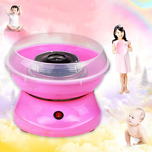 Willonin Zuckerwattemaschine für Zuckerwatte (21,5 x 16 x 25 cm #Rosa)