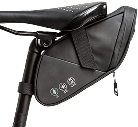 Ruwshuuk Fahrradsatteltasche | Wasserdichte Fahrradsitztasche - Wasserdichte Aufbewahrungstasche für Radfahrer, Elektroroller Satteltasche, Rennradrucksack mit reflektierenden Streifen