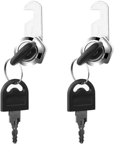 Cabinet Lock Locker Locks Cam Lock Drawer Locks Letterbox Locker Lock Letter Box Lock with Key Post Filing Box Lock Meter Box Latch Kit for Cupboard Wardrobe 16mm