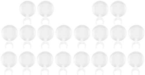 Healeved 2 Sätze Stift Hebel Lupe Clip Kartenlupe Geschirr Vergrößerung Lupe Für Zeichenlupe Lupe Mit Licht Mini-globen Fingerhut Werkzeug Sticklupe Diamant-bildlupe Plastik 10 Stück * 2