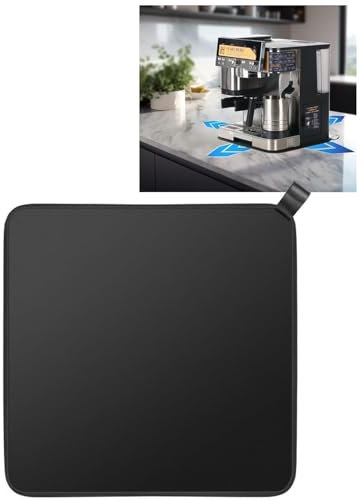 Glidbräda för Ninja Espresso Machine ES501EU ES601EU Philips De'Longhi, snabb flyttning glidbräda gummiunderlag kaffemaskin underlägg bräda rullbräda kaffematta för kaffemaskin tillbehör