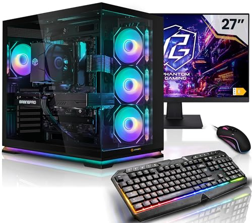 Aurum Méga Pack PC Gamer Fixe Complet Intel Core i7-12700KF • Ecran LED 27 • GeForce RTX5060 8Go • 32Go DDR4 • 1TB M.2 SSD • Windows 11 • Ventilateur • Claviers de Jeu et Souris