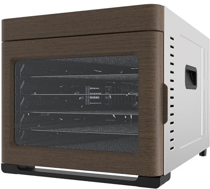 Large Food Dehydrator, 700W, with Large 6 Trays (6.5 ft²) Drying Space, High-efficiency Drying, Digital Temp 86–167°F & 48H Timer, Dishwasher-Safe 304 Trays, Easy to Use for Jerky, Fruit, Herbs