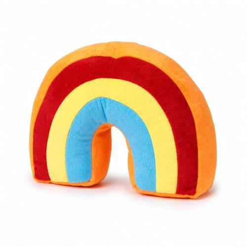 Topshop24you Türstopper Regenbogen Plüsch mit Sandfüllung 1,3 kg 25x17x8cm