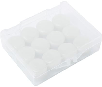 Maigridy Lot de 12 bouchons d'oreilles réutilisables en silicone pour le surf, la natation, les voyages, la suppression du bruit