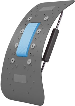 Tabla Lumbar para la Espalda Ergonómico con Imán de Calor | Soporte Lumbar Ajustable Estirador de Espalda Molestias Relajación Muscular Gimnasio Casa Post