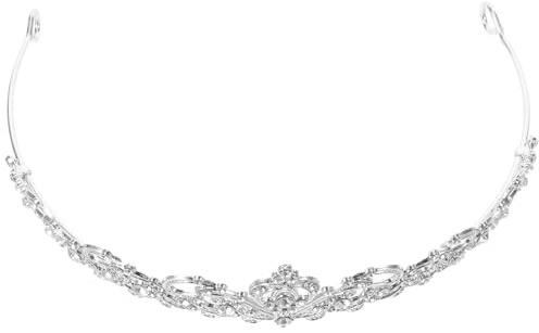 VALICLUD Tiaras de Novia para Boda Adorno de Gemas de Imitación Accesorio el Cabello de Novia en Bodas y Fiestas de Princesa