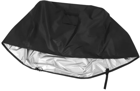 Veemoon Housse Imperméable en Tissu Oxford Robuste pour Foyer Carré Extérieur, Protection pour Table de Foyer Terrasse, Résistante et Adaptée aux Espaces Extérieurs