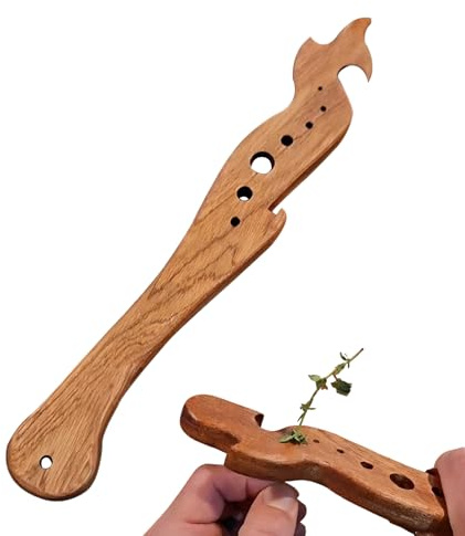 Pelador de Verduras - Utensilio de Cocina que Ahorra Espacio - Eficaz Herramienta para Quitar Hojas en la Cocina,para Preparación de Comidas, Repostería y Parrilla