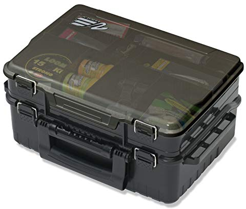 Meiho Versus VS 3078 39x29,5x18,6cm - Tacklekoffer, Angelbox für Zubehör & Kunstköder, Angelkasten für Wobbler & Kleinteile