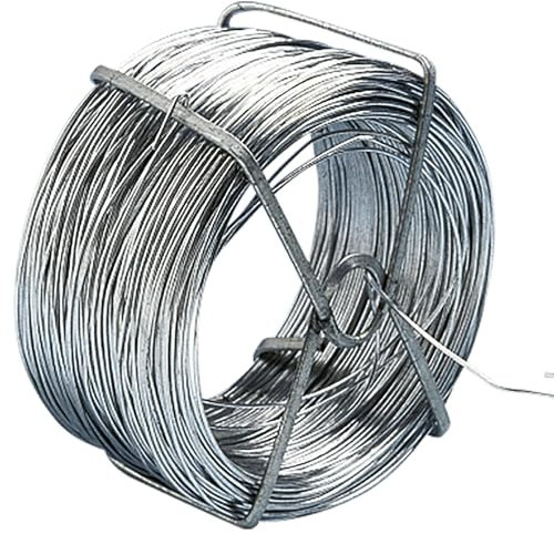 Provence Outillage - Fil de Fer galvanisé 50 Mètres - Fer - 0.9 mm - Silver - Clôtures - Accessoires pour clôtures