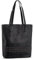 LaRechor Sac a Main Femme en PU Cuir Grande Capacité - Sac Fourre-Tout Pour Dames - Grand Sac Shopper Porté Epaule de Rivet (Noir)