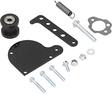 Fjäderbelastad Kedjespännarsats,svart Fjäderbelastad Kedjesträckare Fjäderbelastad Kedjespännare Kedjesträckaresats Cykelkedjesträckare Kedjesträckare för 49cc 66cc 80cc Motor Elektrisk B