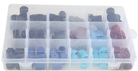 Cfty Pièces de Climatisation Auto Acteur Climatisation Haute Port-Capuchon de Port de Service latéral Bas R134a R12 Pièces de climatiseur Universel (90pcs / Set)