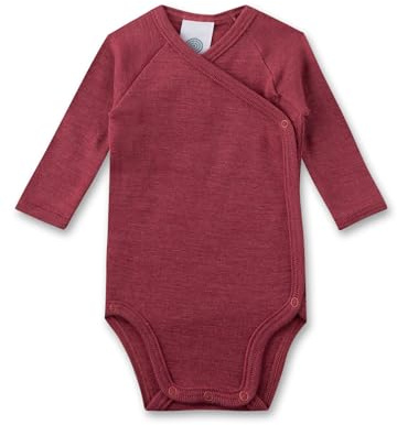 Sanetta Baby Mädchen Newborn Wickelbody Langarm Wolle Seide