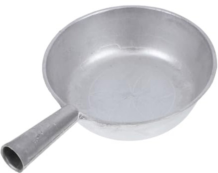 PRETYZOOM Louche Aluminium Rétro Épaisse Louche Multifonctionnelle Pour Cuisine Jardin Et Sauna Ustensile De Cuisine Vintage à Poignée Courte Pour Usage Domestique